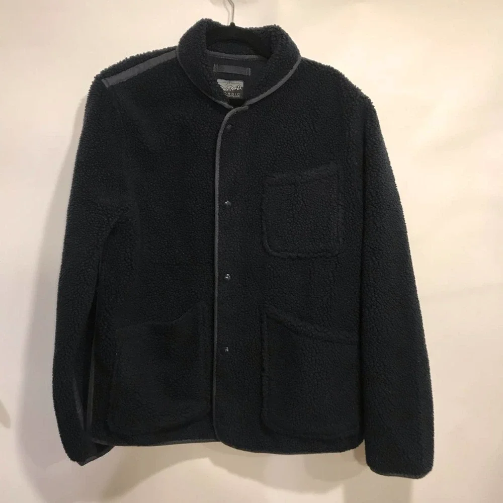 J.Crew Nordic Sherpa Fleece Shawl Collar Jacket